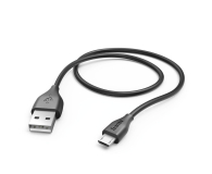 Hama KABEL USB-microUSB 1.4M HAMA czarny # - 1442590 - zdjęcie 1
